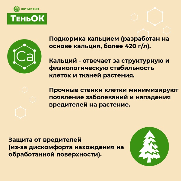 ТеньОК для хвойных и декоративных растений, 1 л (Фитактив ТеньОк)